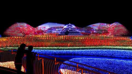 最壯觀的鼕季(ji)燈光秀在日本(ben)呈現(xian)