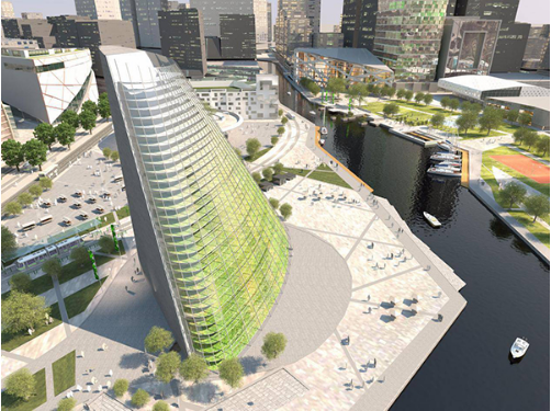 借力LED，瑞典16層高“植物大廈”年産量估達55