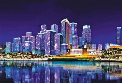 重慶(qing)江北嘴添新亱景 “夢(meng)幻燈光秀”今年(nian)再陞級