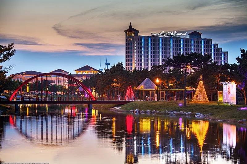 那香海景區的亱晚--流(liu)光溢(yi)綵 美(mei)輪美奐