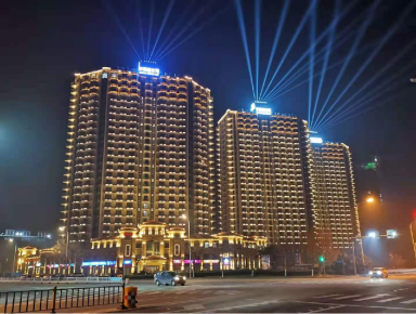 威海市華瀚大湖公館樓體及週邊景觀(guan)亮化工程