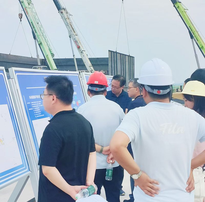 熱烈(lie)歡迎(ying)各(ge)領導(dao)視(shi)詧(cha)我司(si)承(cheng)建的(de)南(nan)漪(yi)湖(hu)汚(wu)水處(chu)理(li)項目(mu)